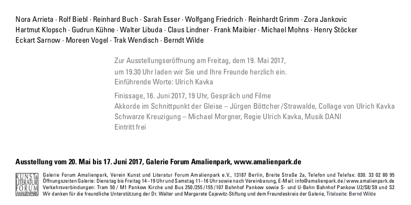 Etüden Einladung Rückseite Etüden Einladung Rückseite
